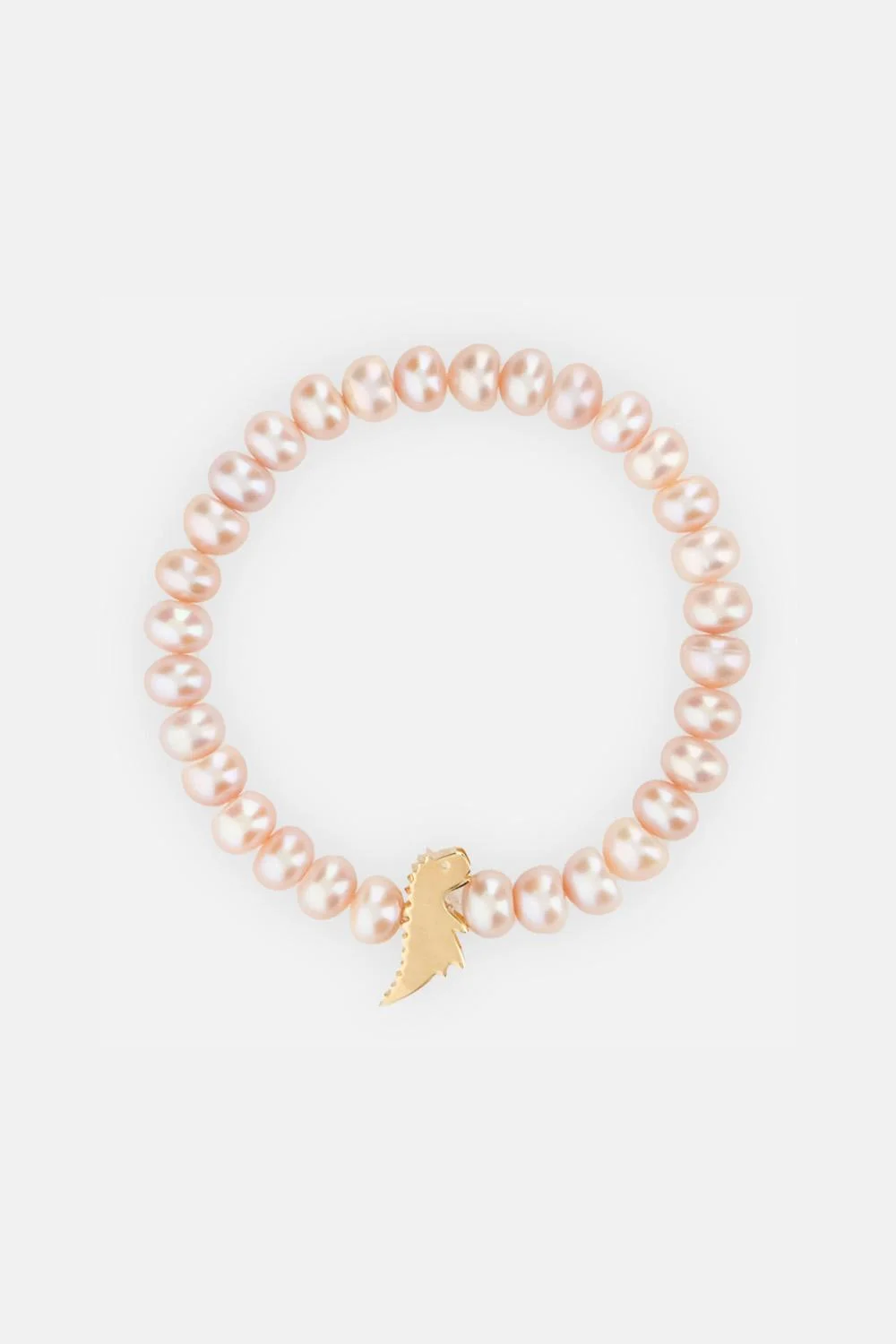 DINO BOLD PINK PEARL BRACELET - 1