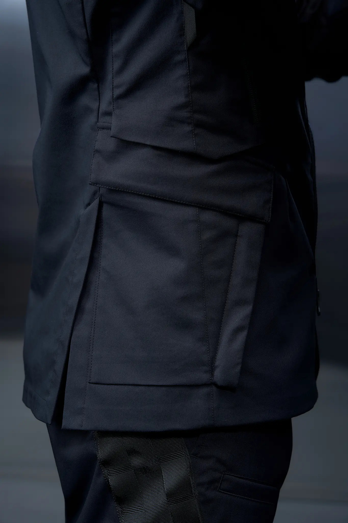 J29-CH Micro Twill Blazer Black - 25