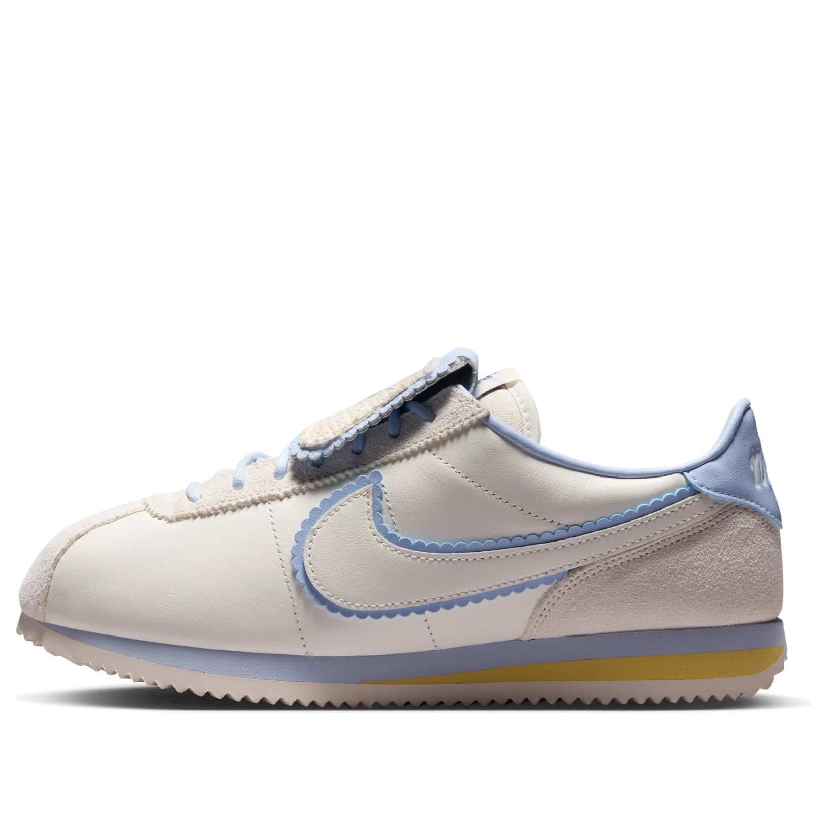 (WMNS) Nike Cortez 'Sail Soft Yellow Hydrogen Blue' IW6363-117 - 1