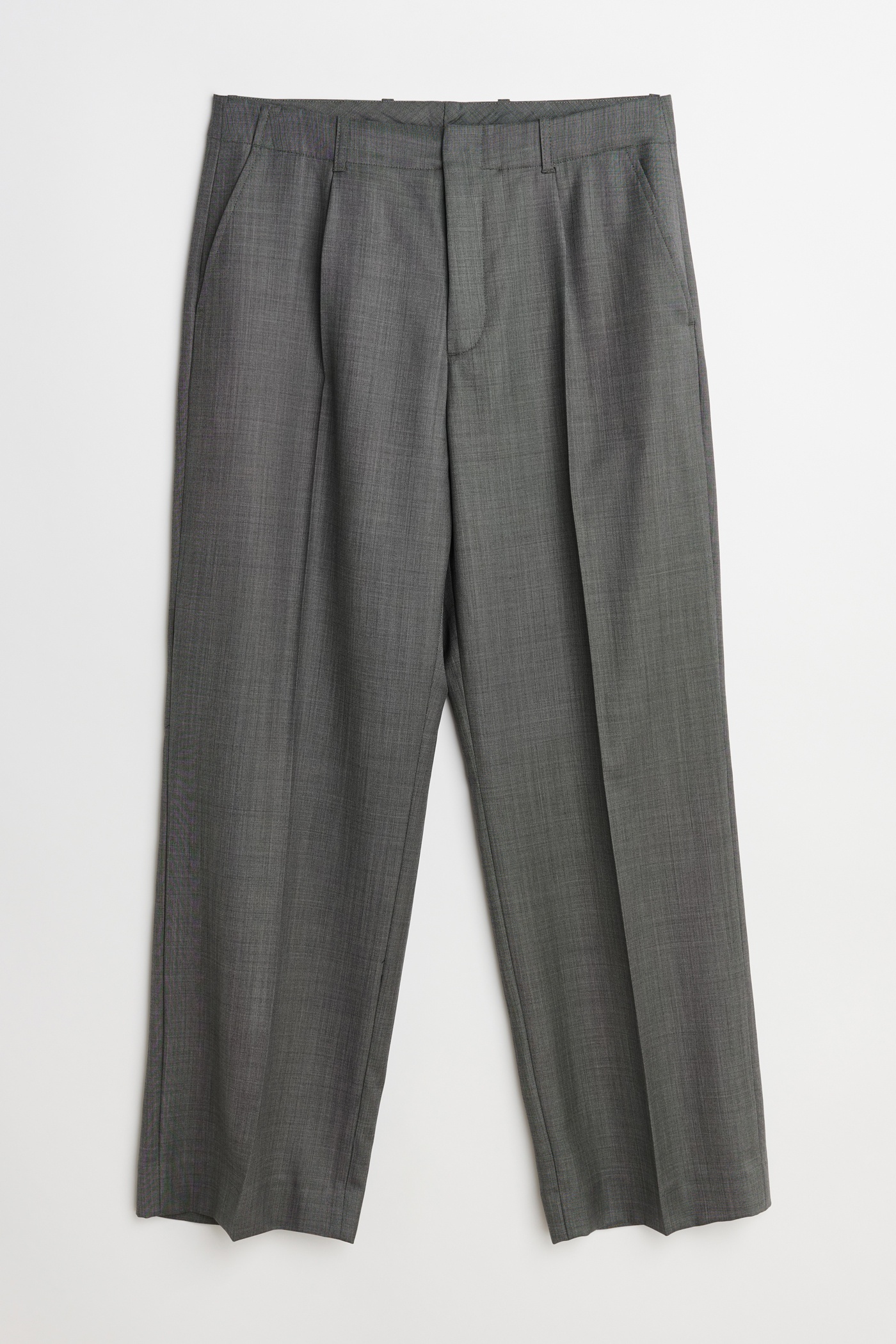Borrowed Chino Dark Grey Flow Wool - 1