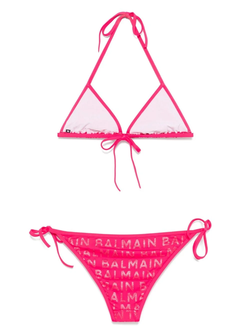 logo-print bikini - 1