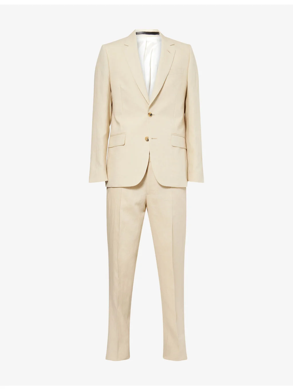 Single-Breasted Linen Suit - 1
