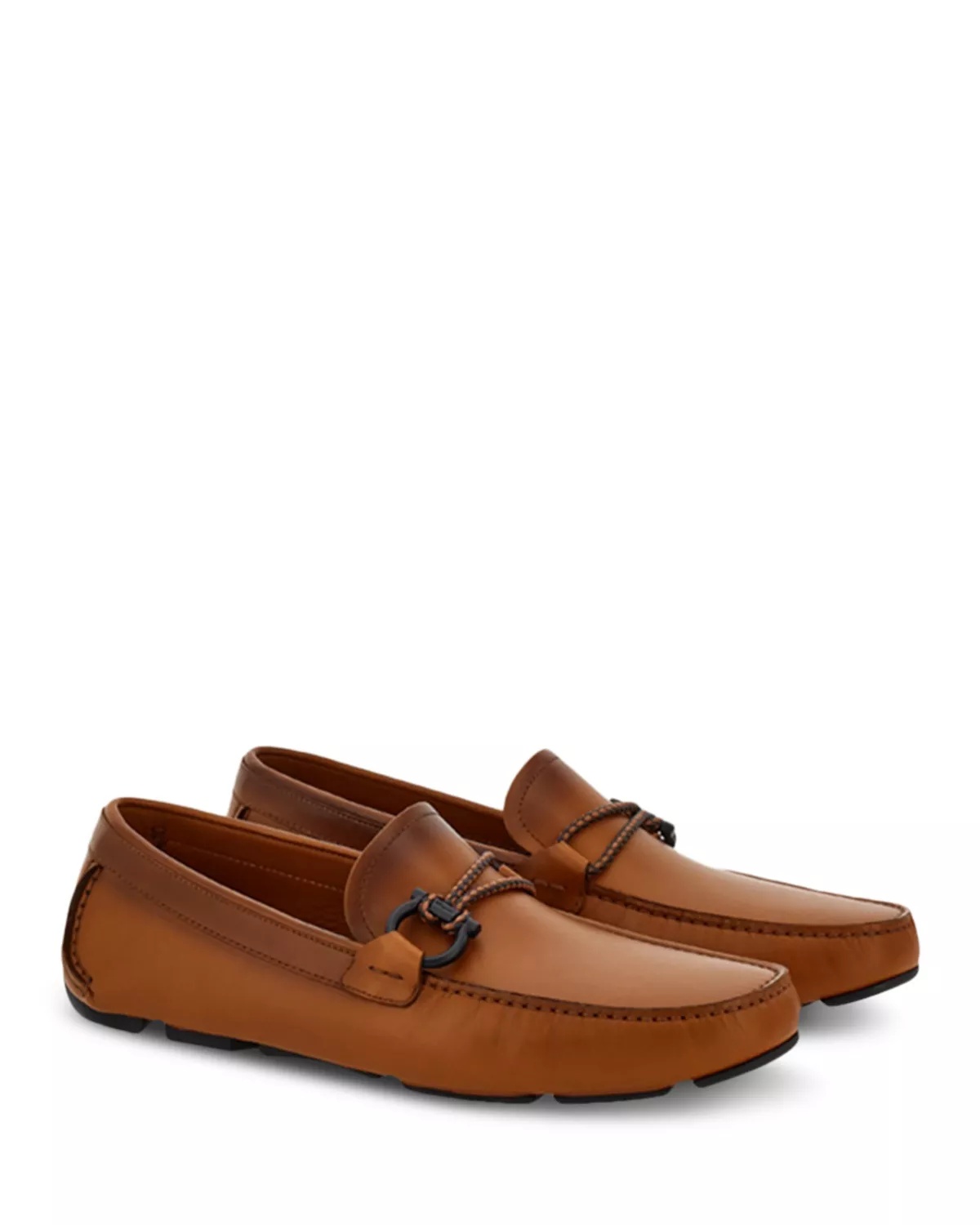 Men's Front 4Vit Gancini Ornament Slip On Drivers - 4