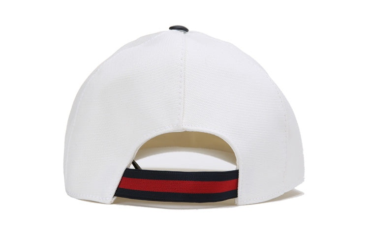 Gucci GG Cutton Baseball Hat 'White' 387554-4H010-9000 - 2