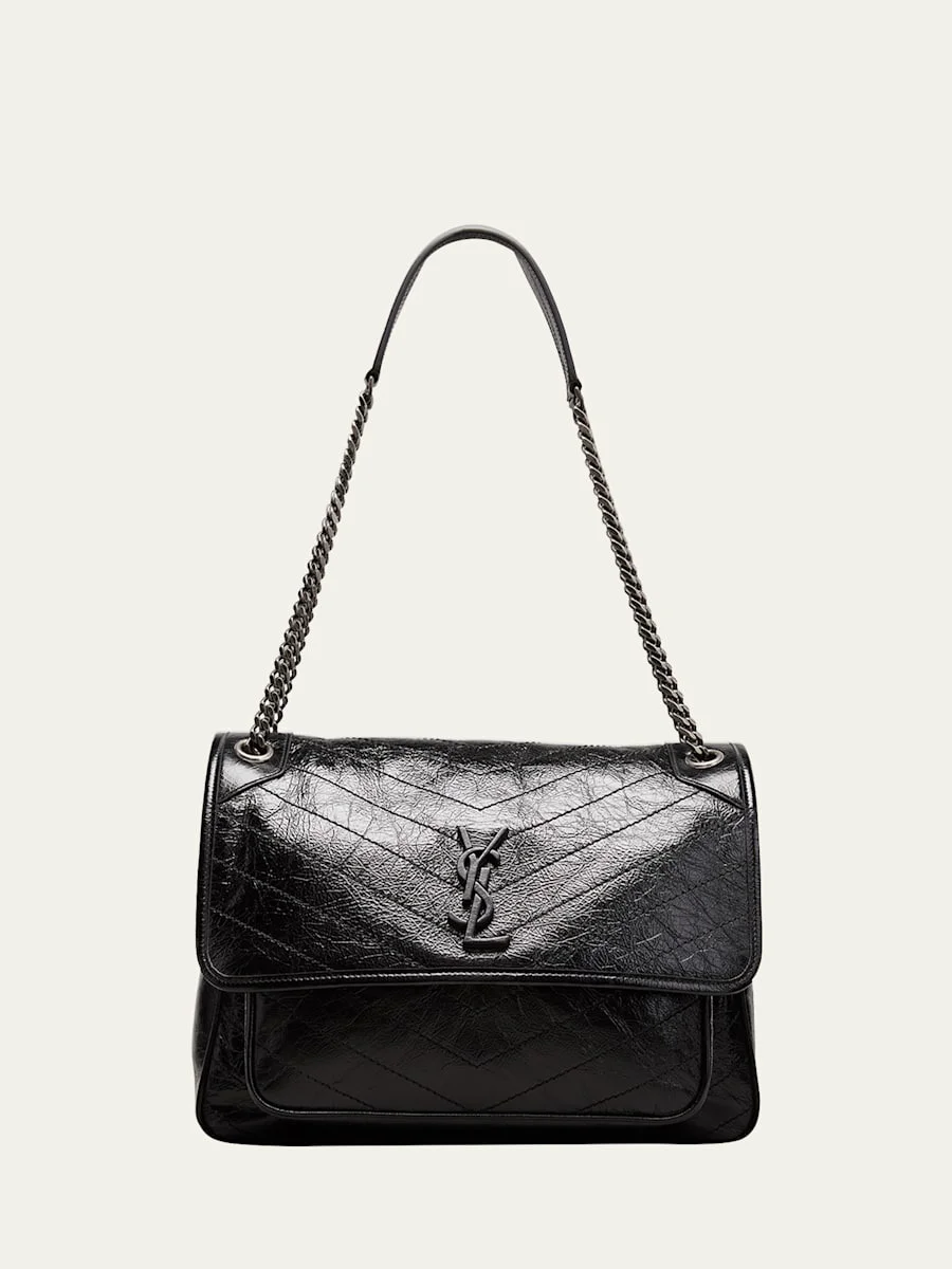 Niki Monogram YSL Large Flap Shoulder Bag - 1