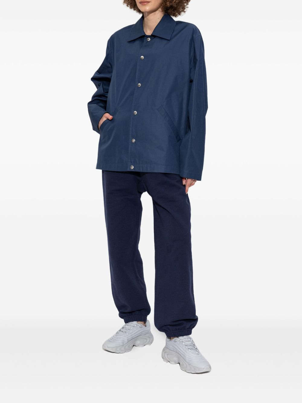 press-stud shirt jacket - 2