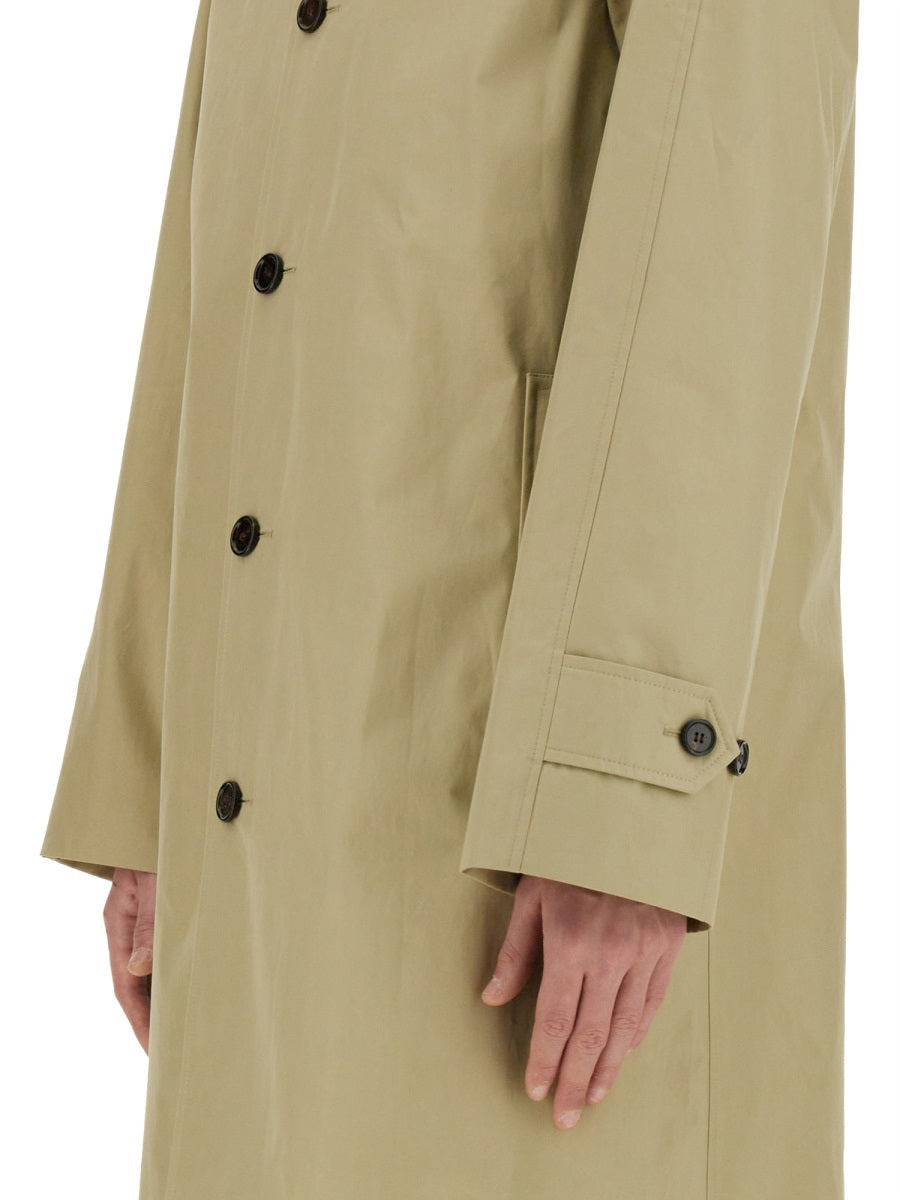 Burberry Men Cotton Trench Coat - 4
