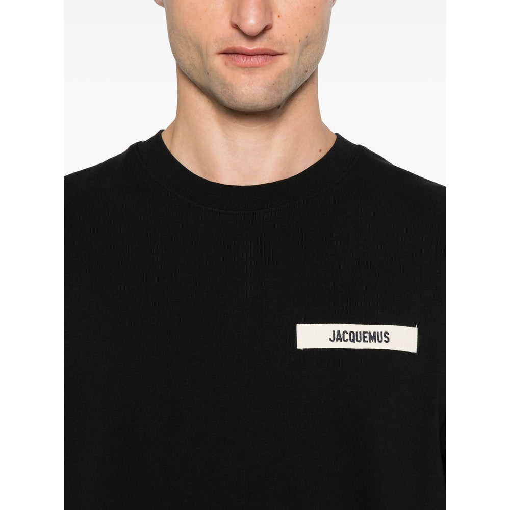 Jacquemus Black T-Shirts & Vests - T-Shirts Men - 3