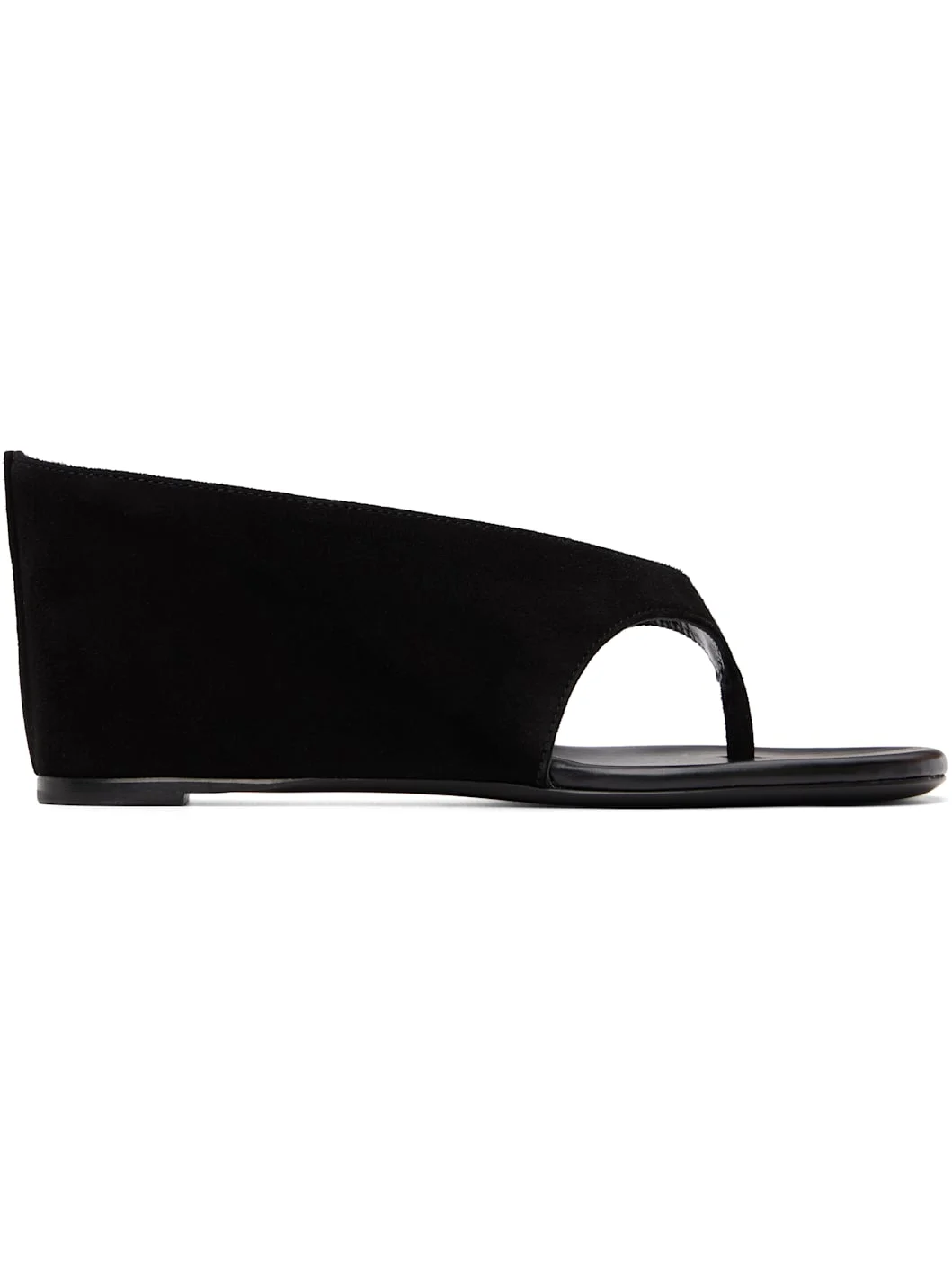 SSENSE Exclusive Black Yaga Wedge Heeled Sandals - 1