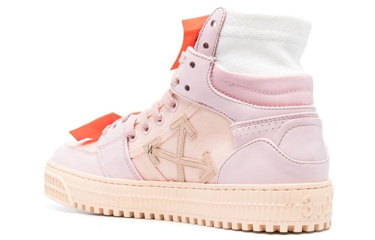 (WMNS) Off-White Off-Court 3.0 High-Top Sneakers 'Pink Beige' OWIA112F22LEA0013030 - 3