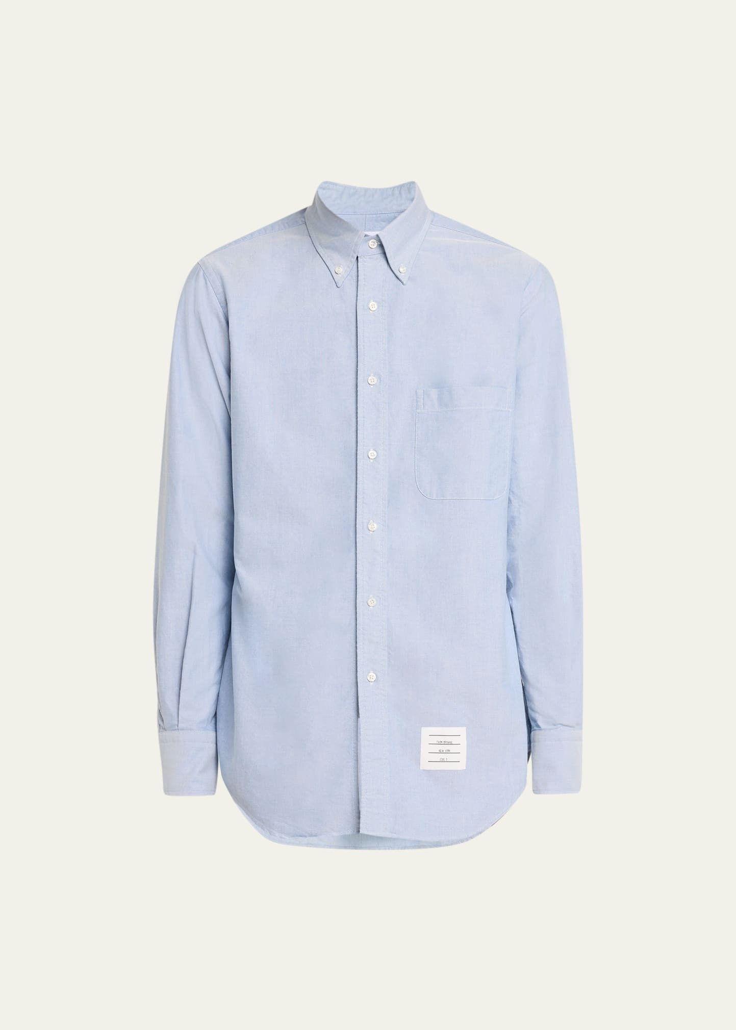 Men's Oxford Grosgrain-Placket Dress Shirt - 1