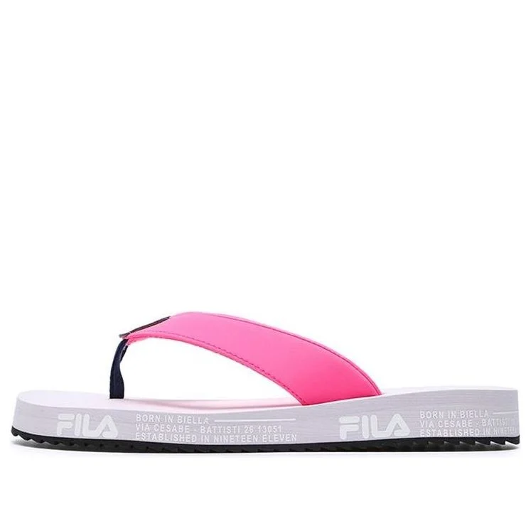 (WMNS) FILA CORE FASHION Slippers 'Pink White' F12W226508FUA - 1