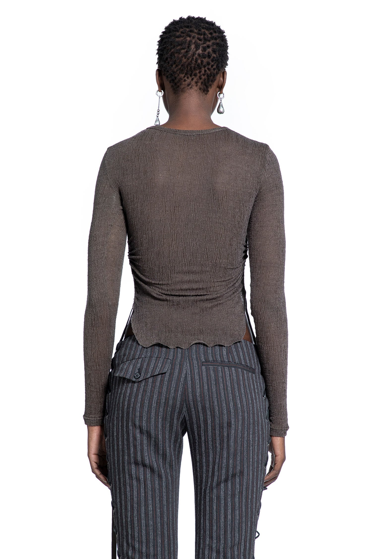 Oke Long Sleeve Crop Top - 3