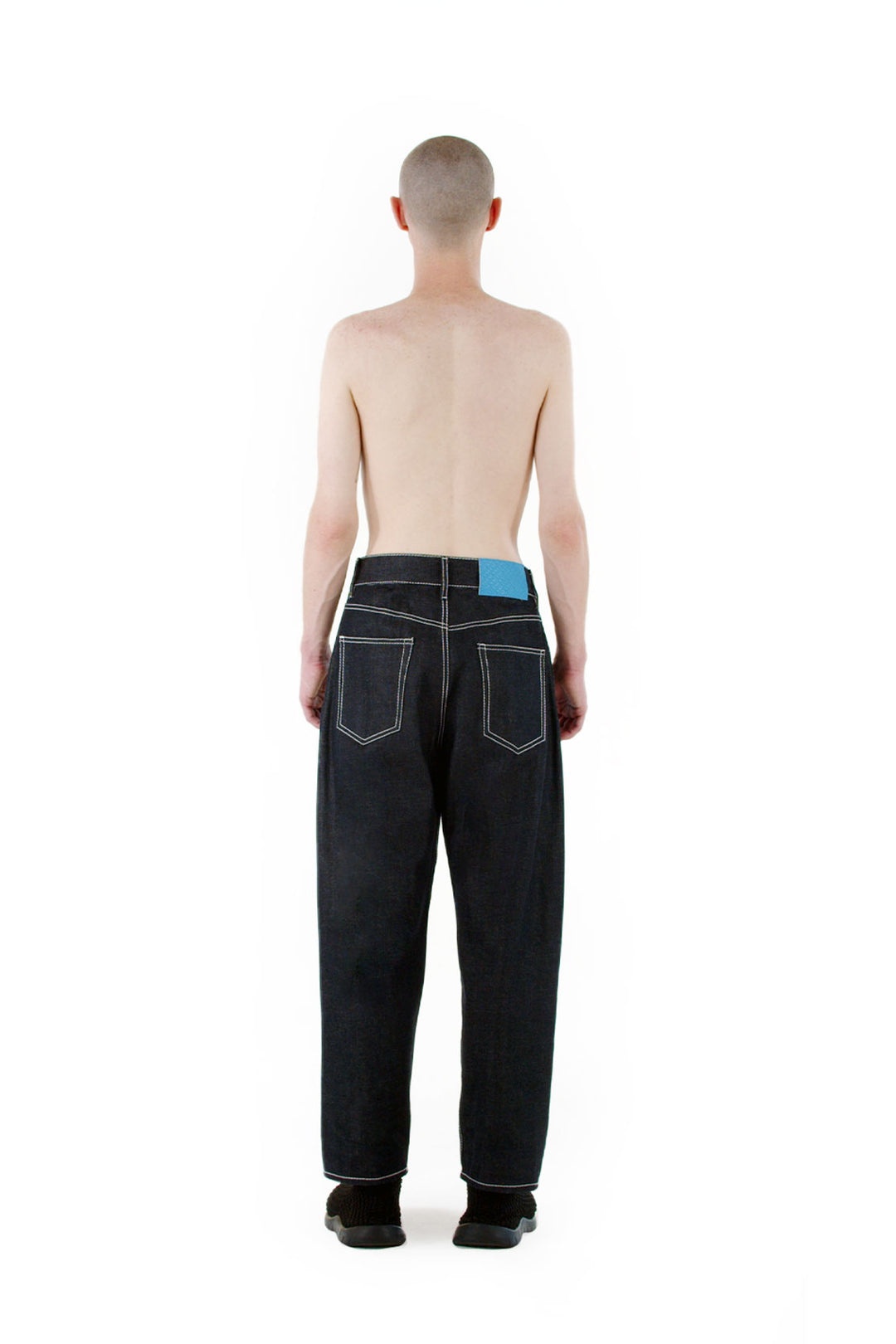 BELLIDENTRO DARK DENIM PANTS - 2