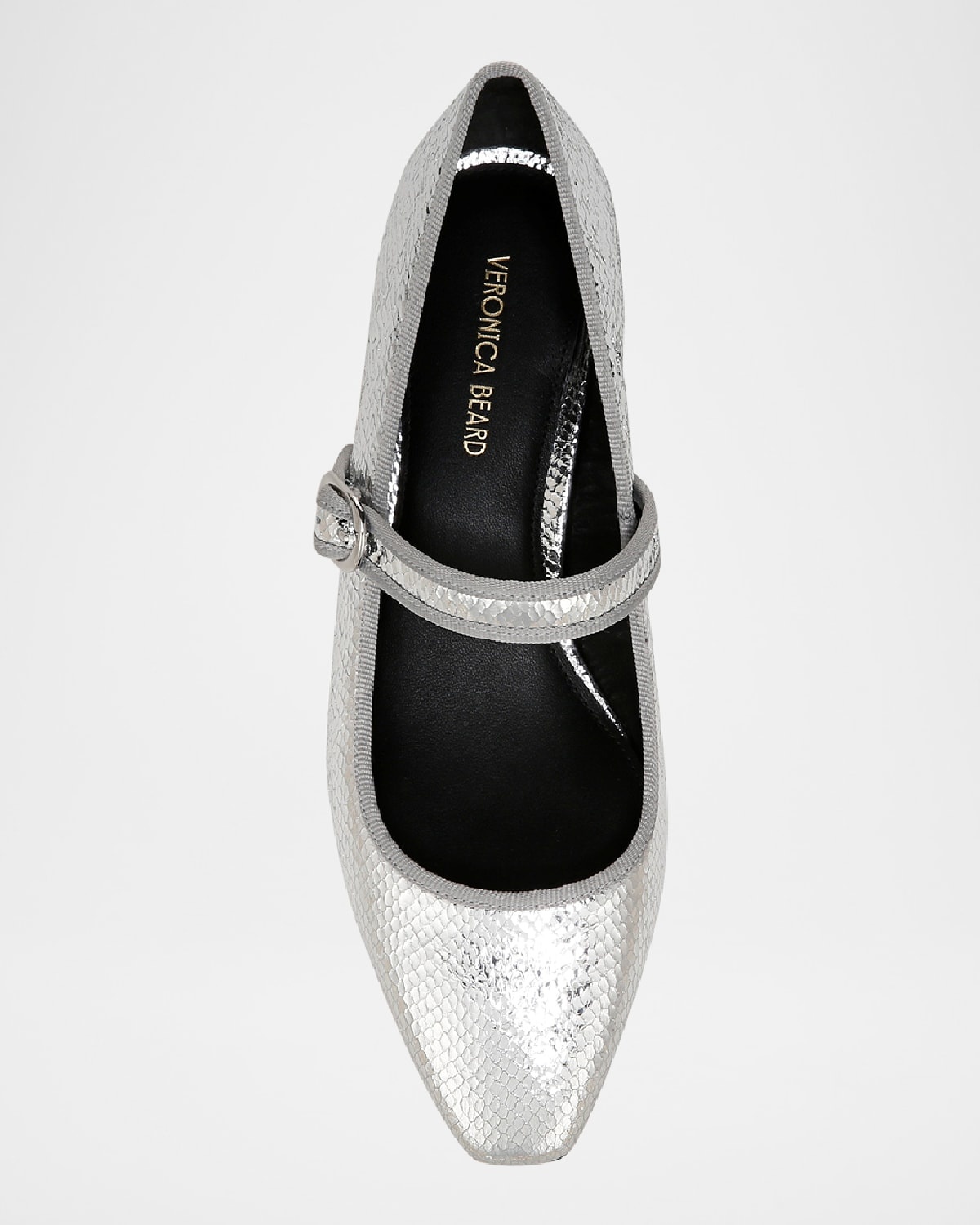 Cade Metallic Mary Jane Ballerina Pumps - 5