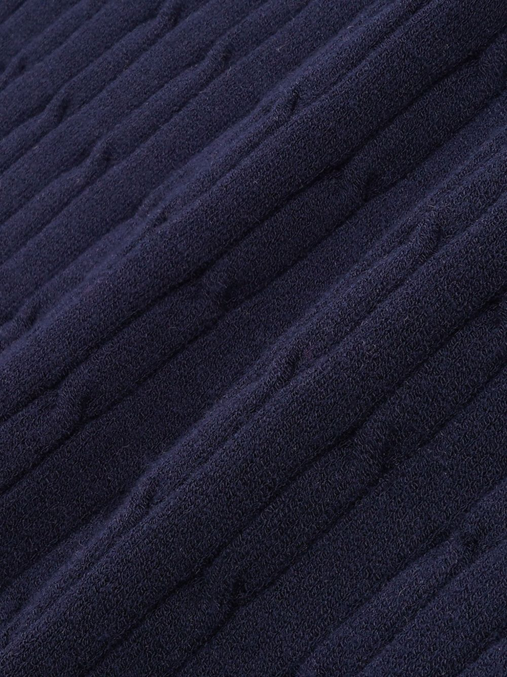 cable-knit polo top - 3