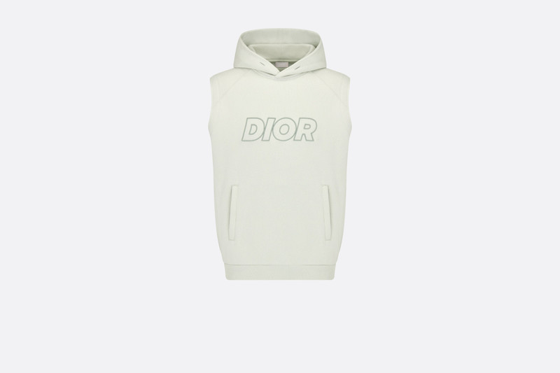 Oversized Sleeveless Hooded Sweatshirt 1