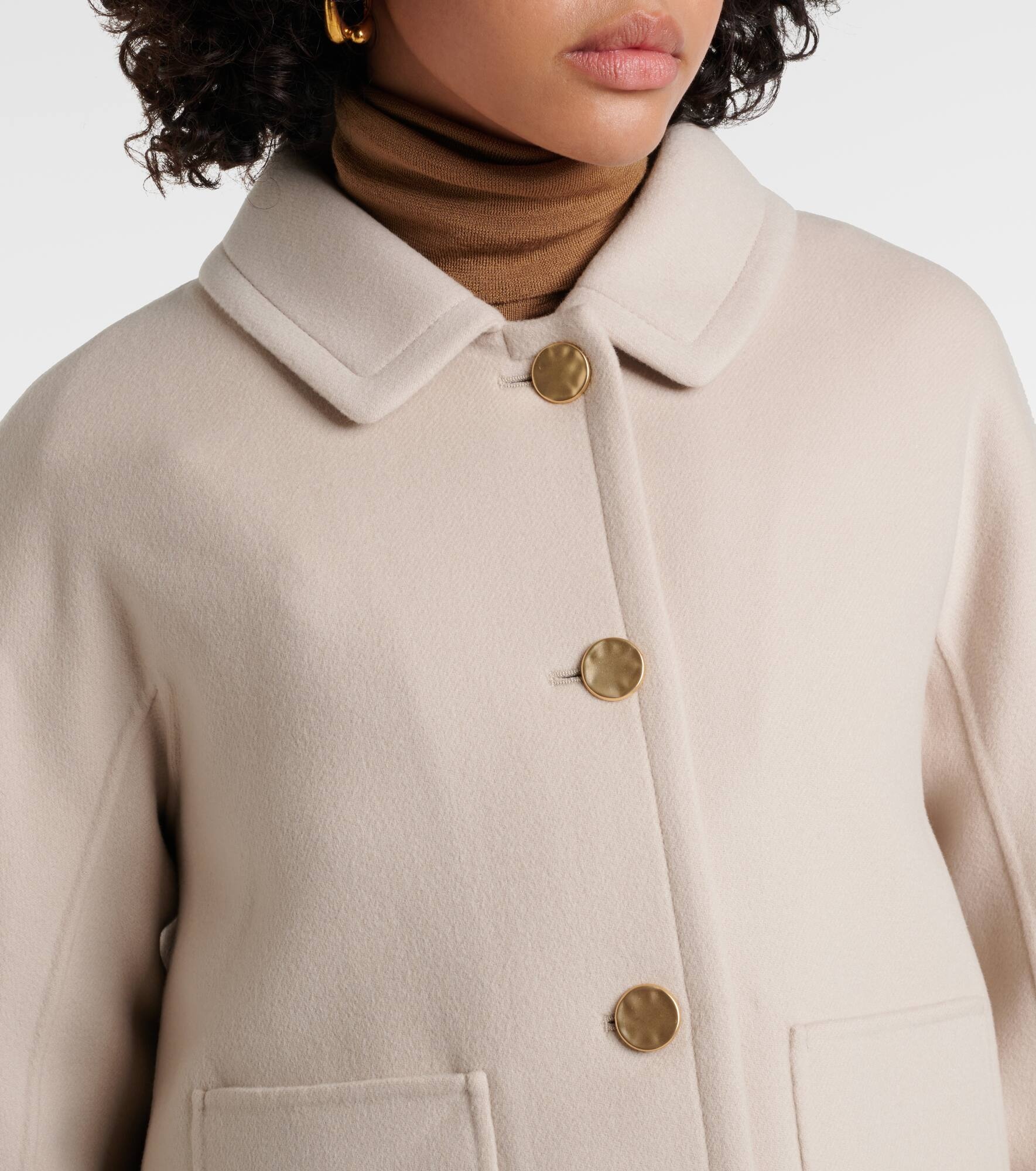 Sogno double-breasted virgin wool jacket - 4
