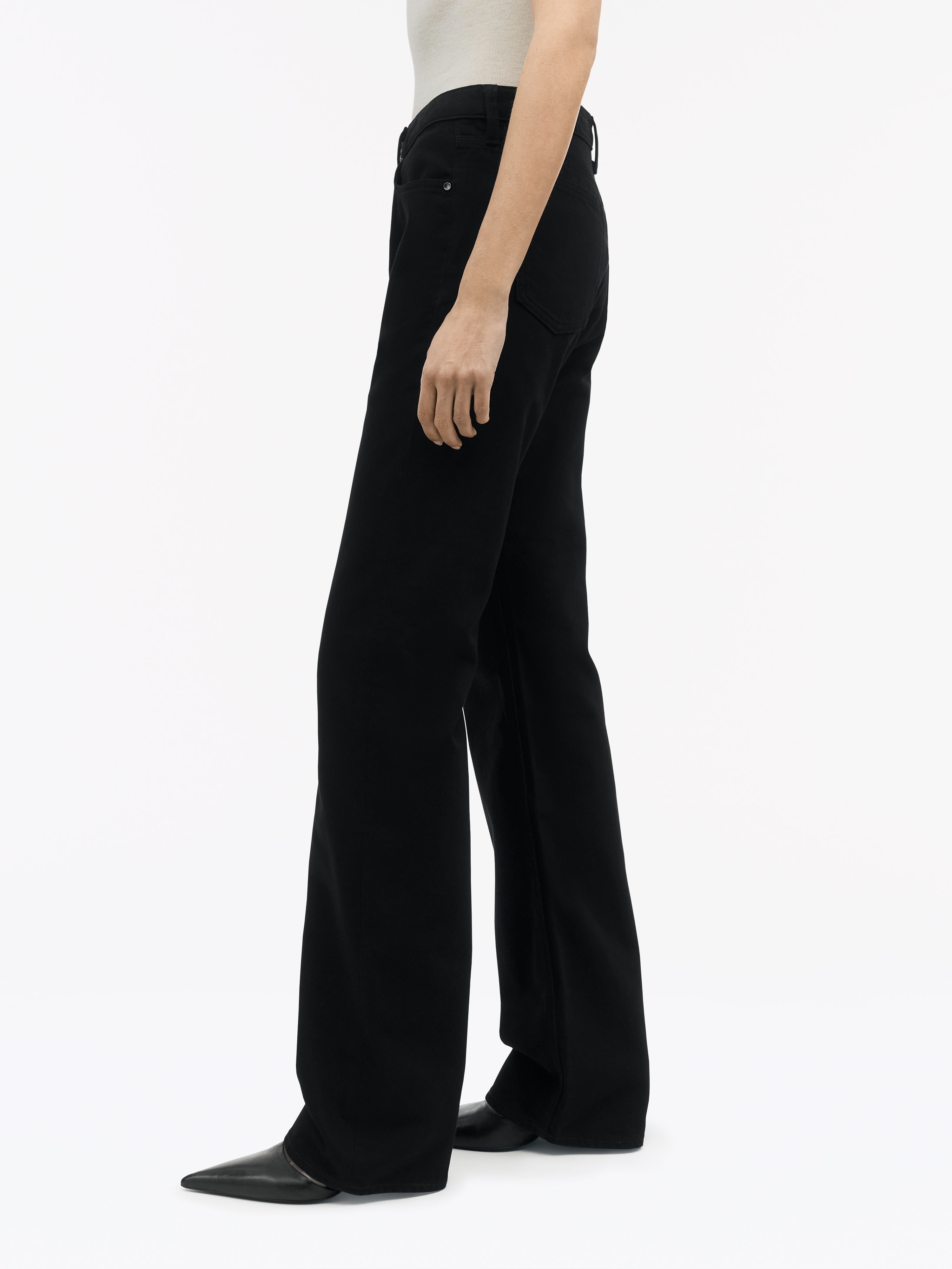 Evee Regular Straight Cotton Jeans - 3