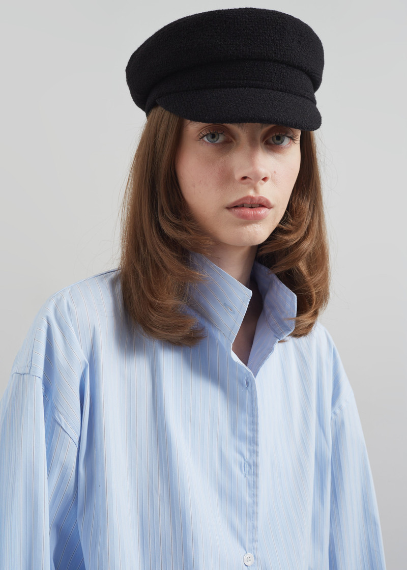 Corbet Newsboy Cap - Black 5