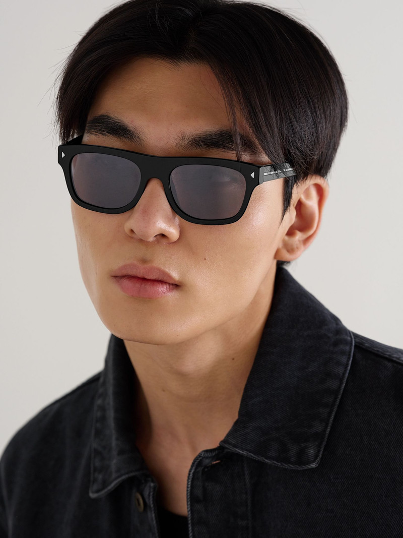 Prada D-Frame Acetate Sunglasses Black outlook
