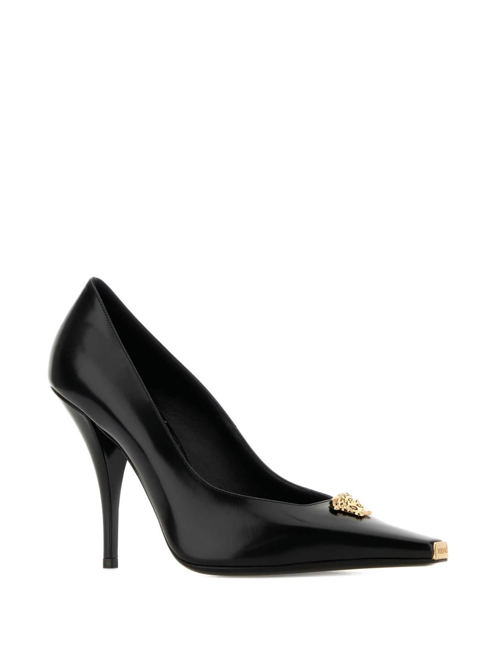 110mm La Medusa leather heeled pumps - 2