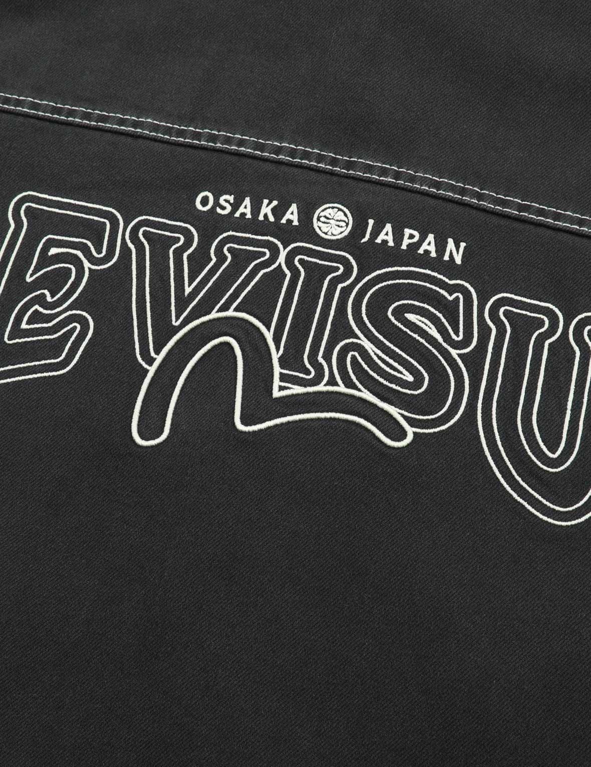 LOGO AND SEAGULL EMBROIDERY DENIM JACKET - 10