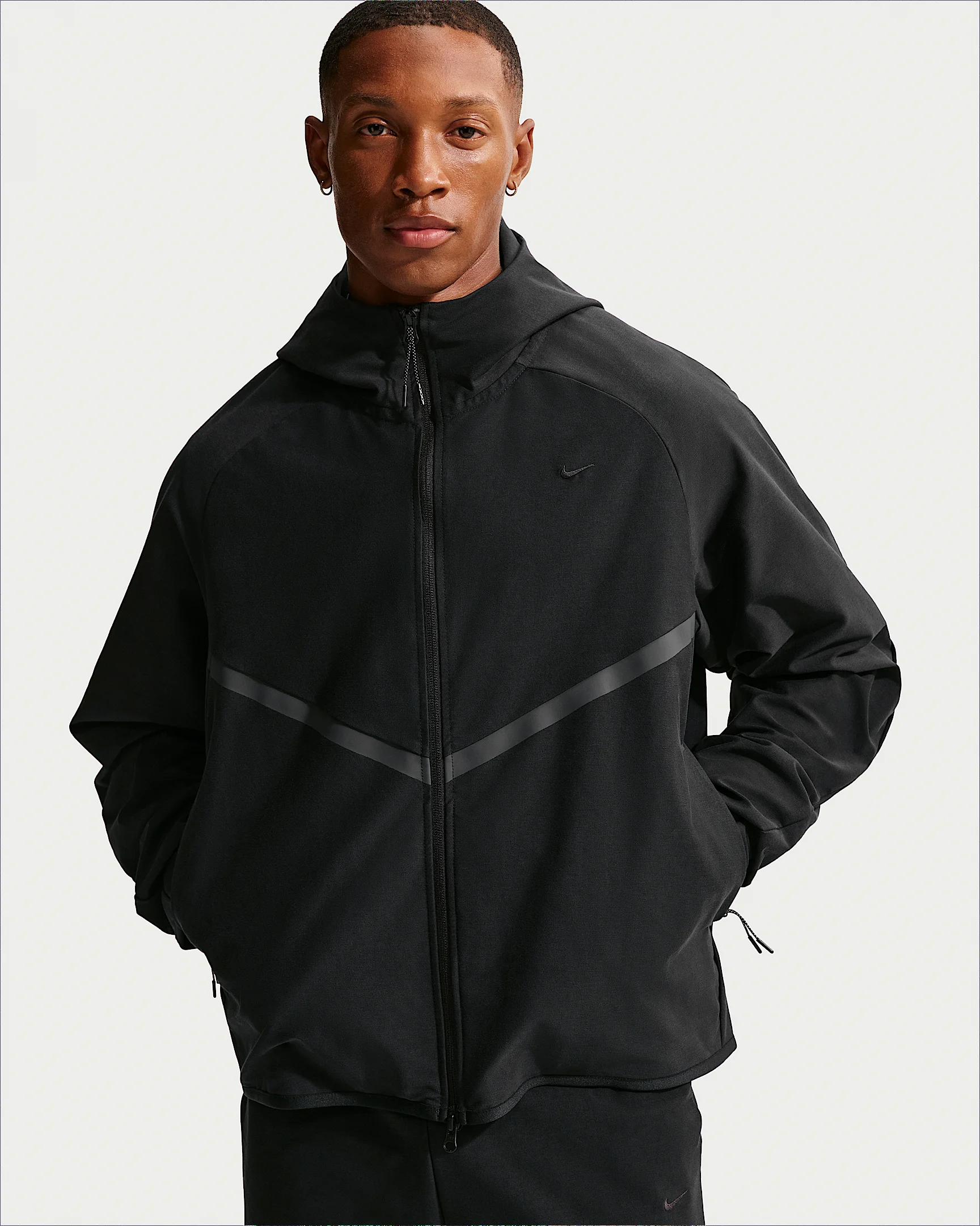 Nike Tech Men's Shori Knit Full-Zip Windrunner Jacket - 1