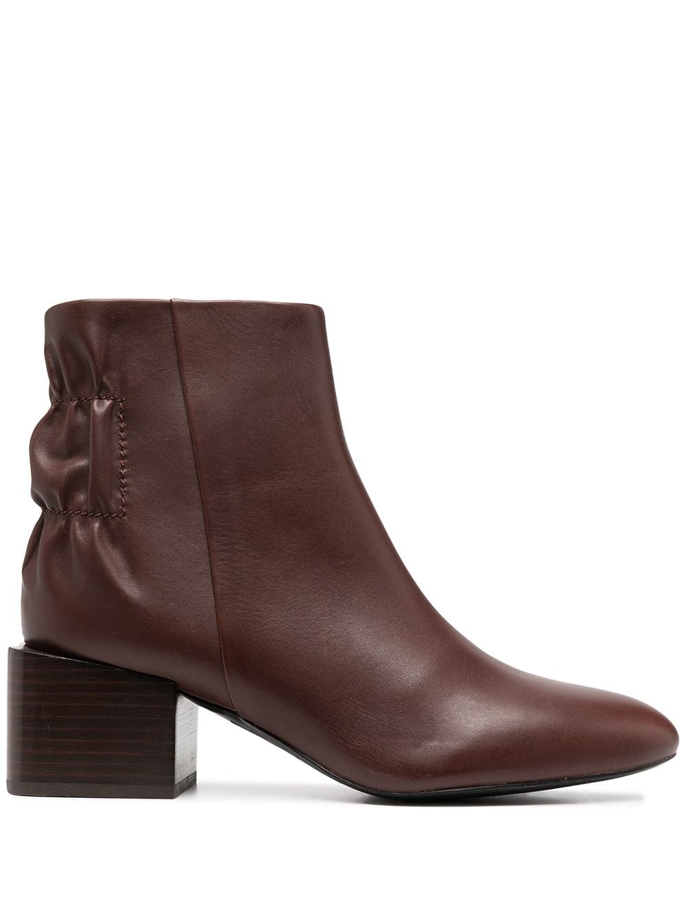 ruched ankle boots - 1