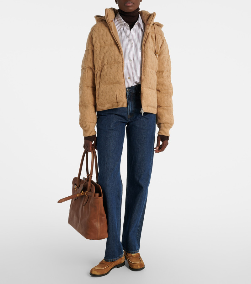 Polo Ralph Lauren Wool and cashmere puffer jacket outlook