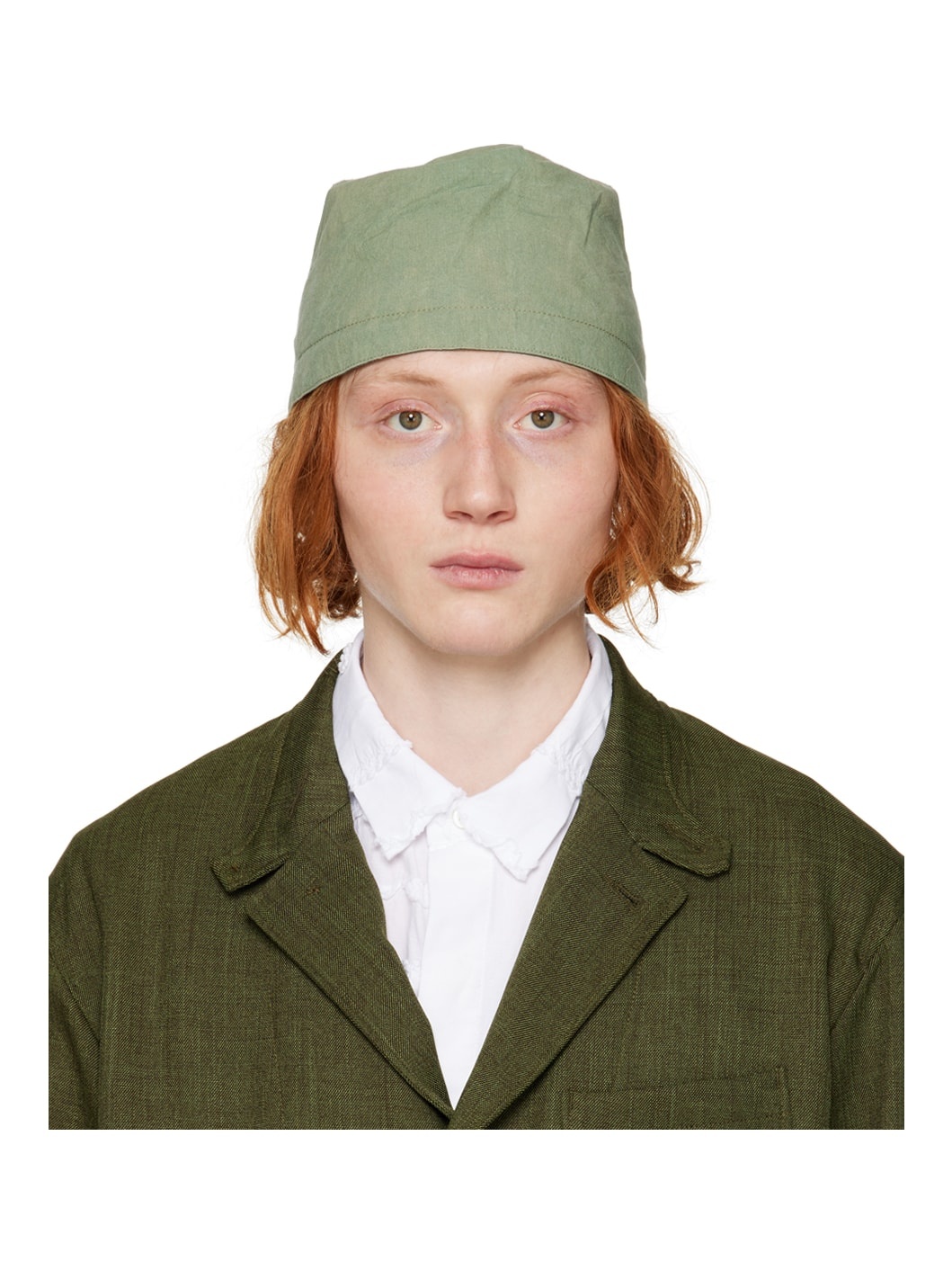 Khaki Fez Hat - 1