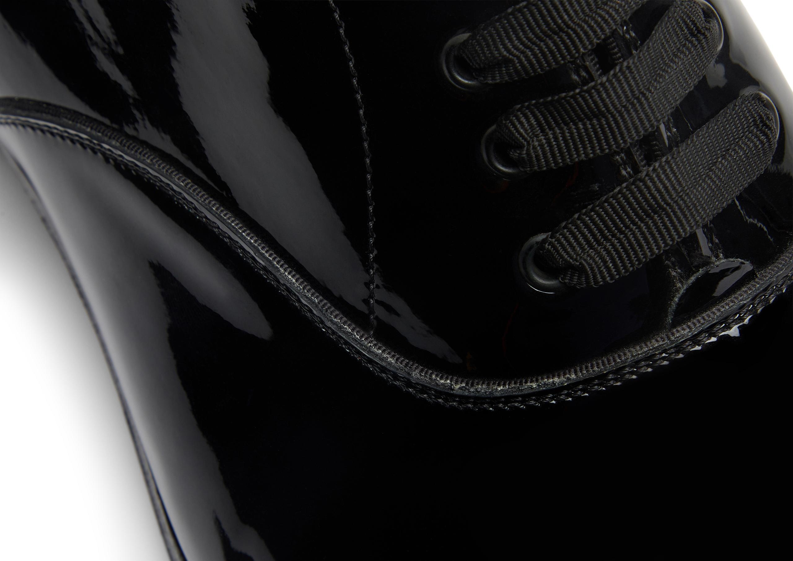 PATENT LEATHER EDGAR EVENING LACE UP - 5