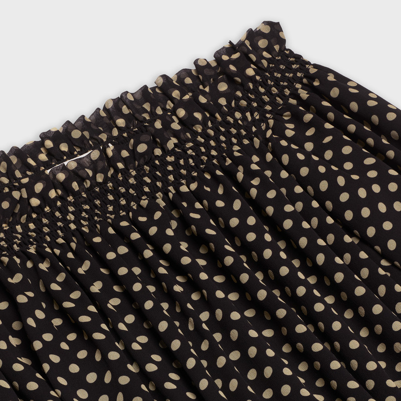 OFF-THE-SHOULDER DRESS IN PRINTED SILK 3