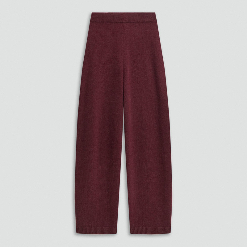 Pull-On Pant in Felted Wool Cashmere 1