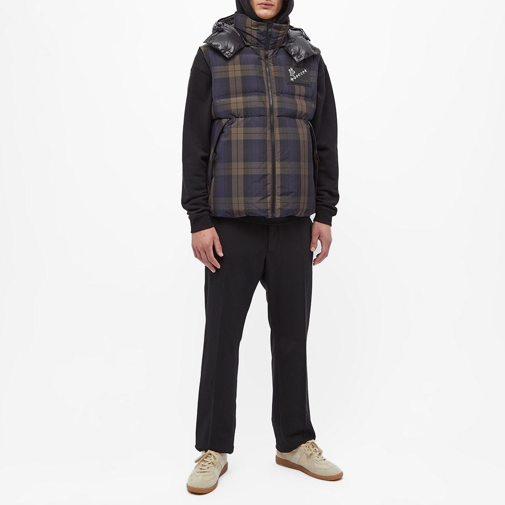 7 Moncler FRGMT Hiroshi Fujiwara Worren Blackwatch Tartan Gilet - 7