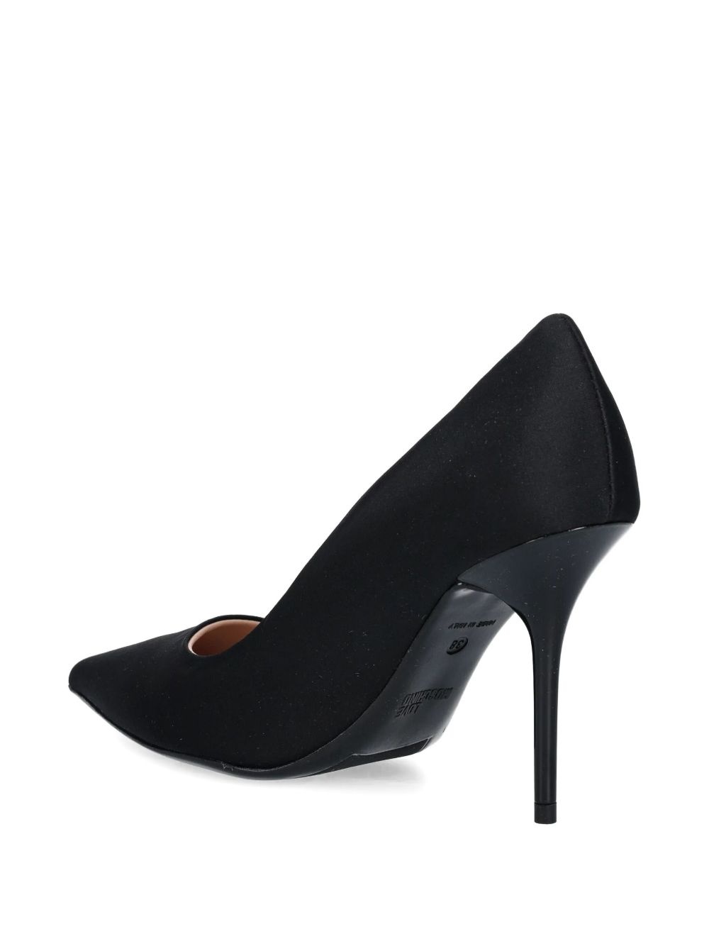 logo-print pumps - 3