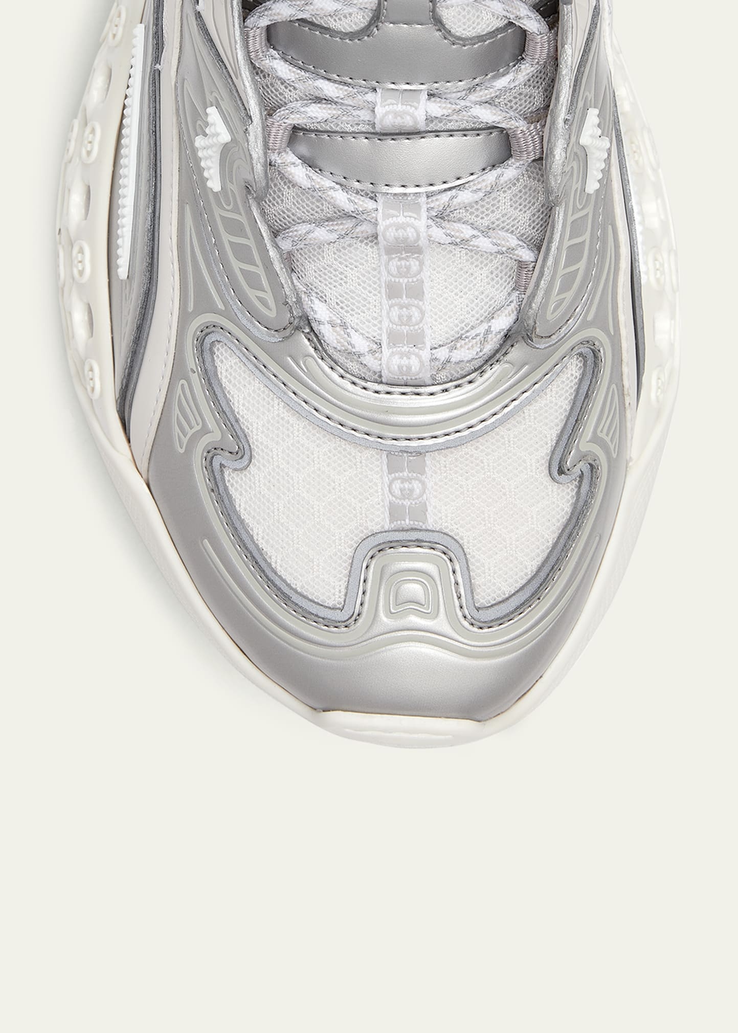 Men's cub3d Metallic Demetra and Mesh Runner Sneakers - 3