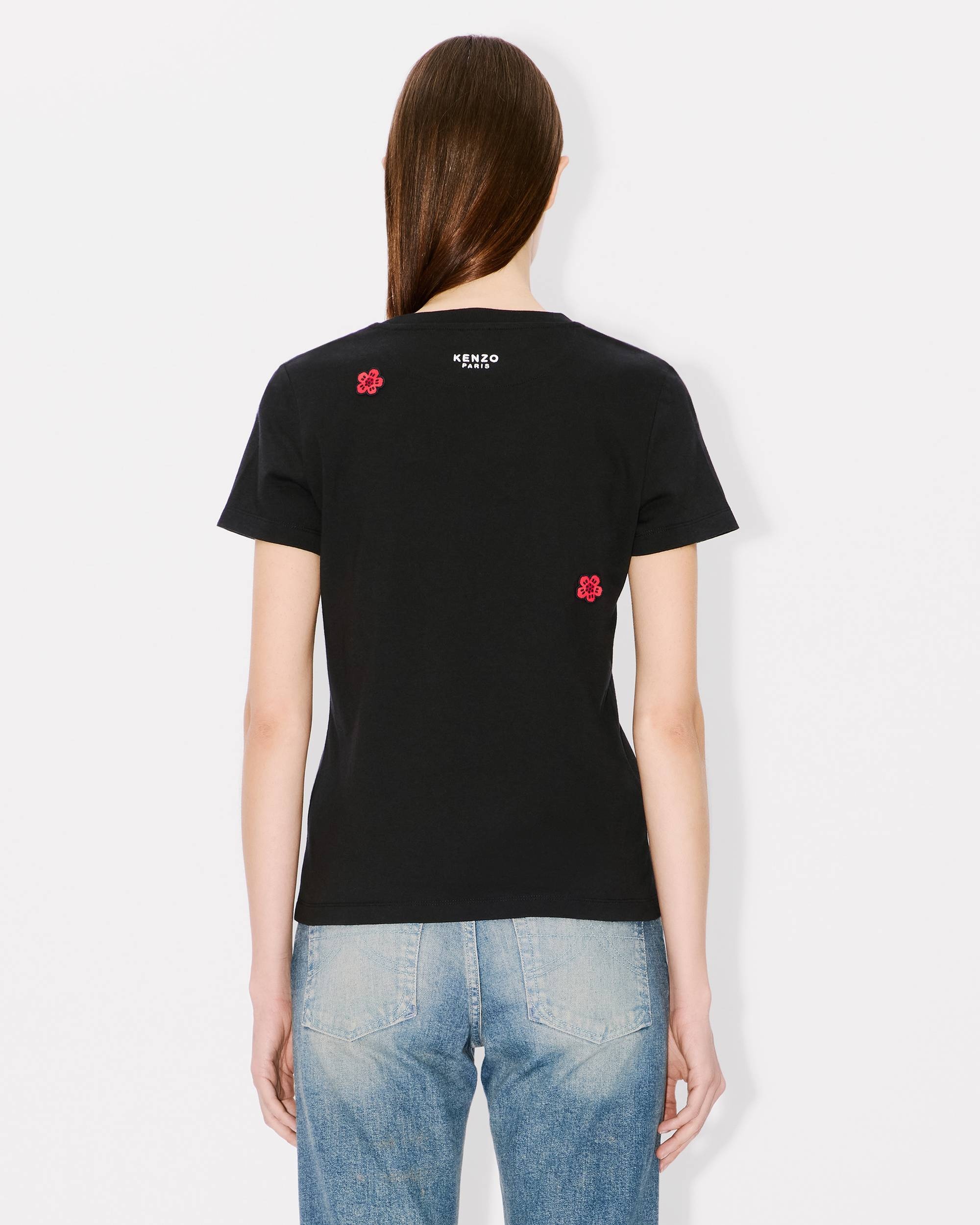 'Boke Flower' classic embroidered T-shirt - 4