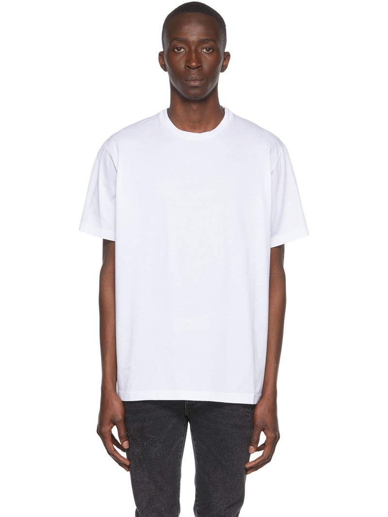 White Cotton T-Shirt - 1