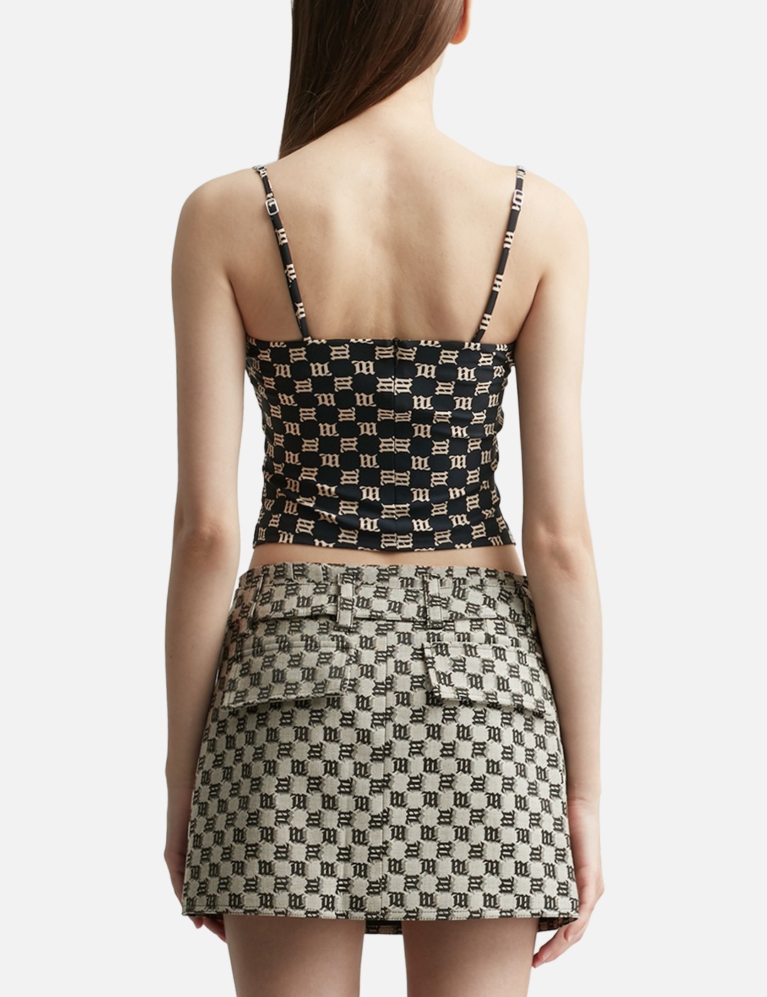 MONOGRAM SPAGHETTI TOP - 3