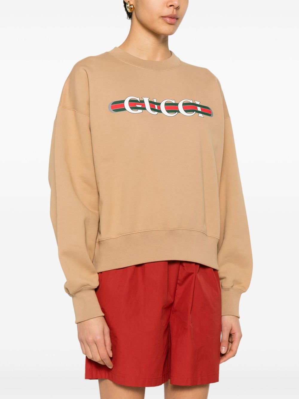 logo-print sweatshirt - 3