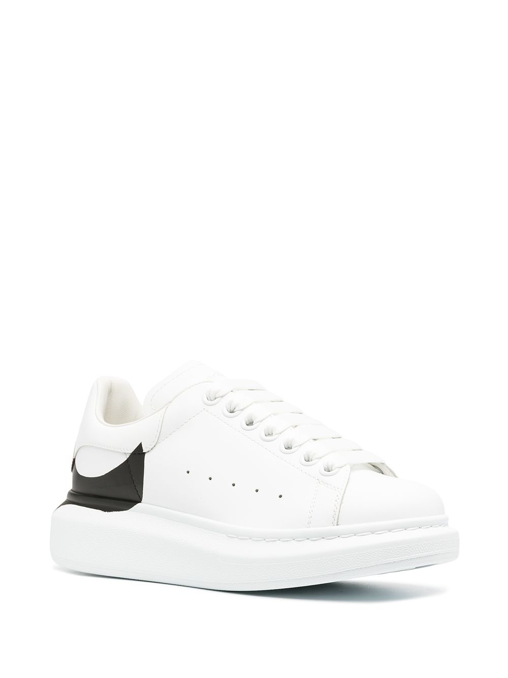 panelled low-top sneakers - 2