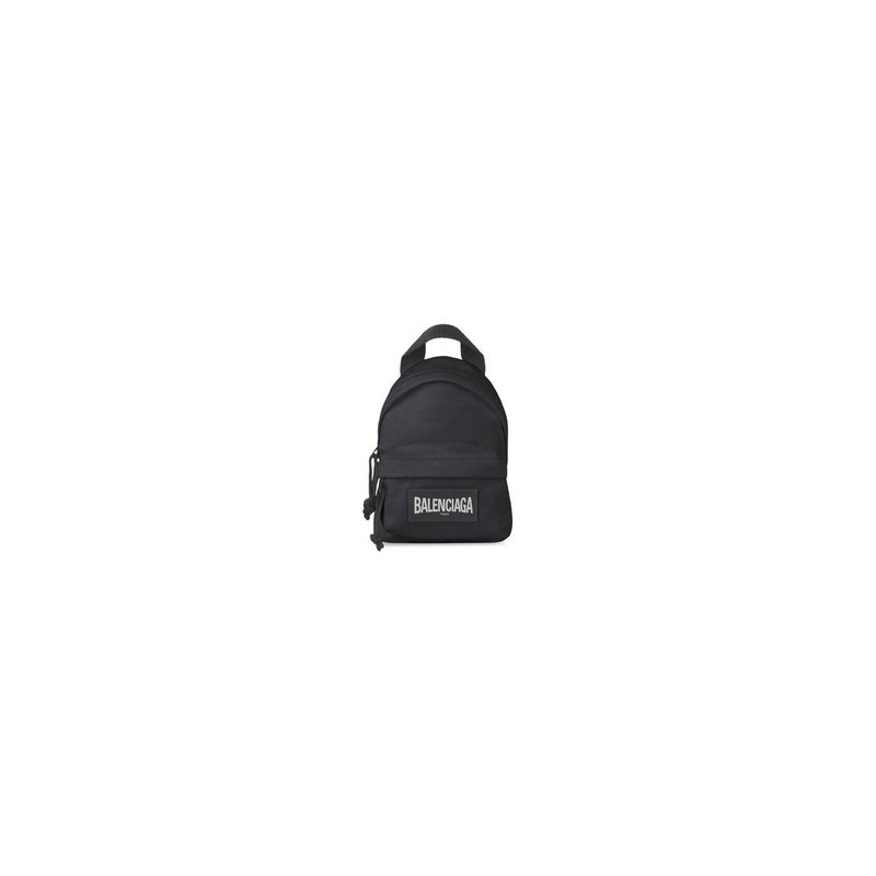 Men's Oversized Mini Backpack in Black 1