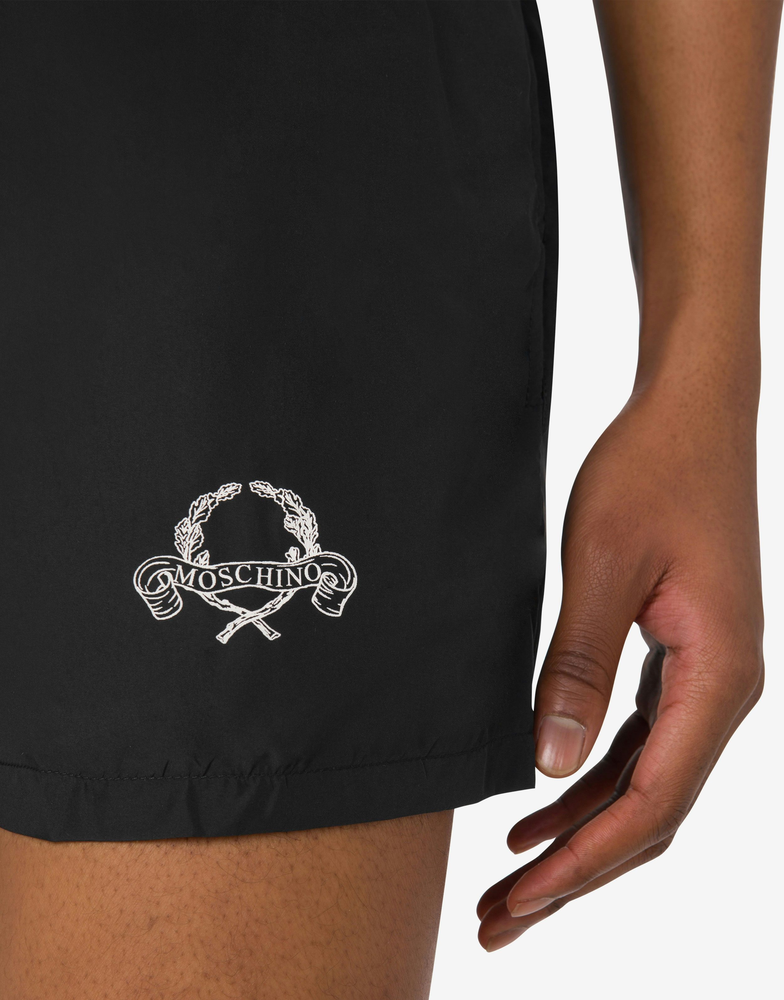 LAUREL CROWN LOGO BEACH BOXER SHORTS - 4