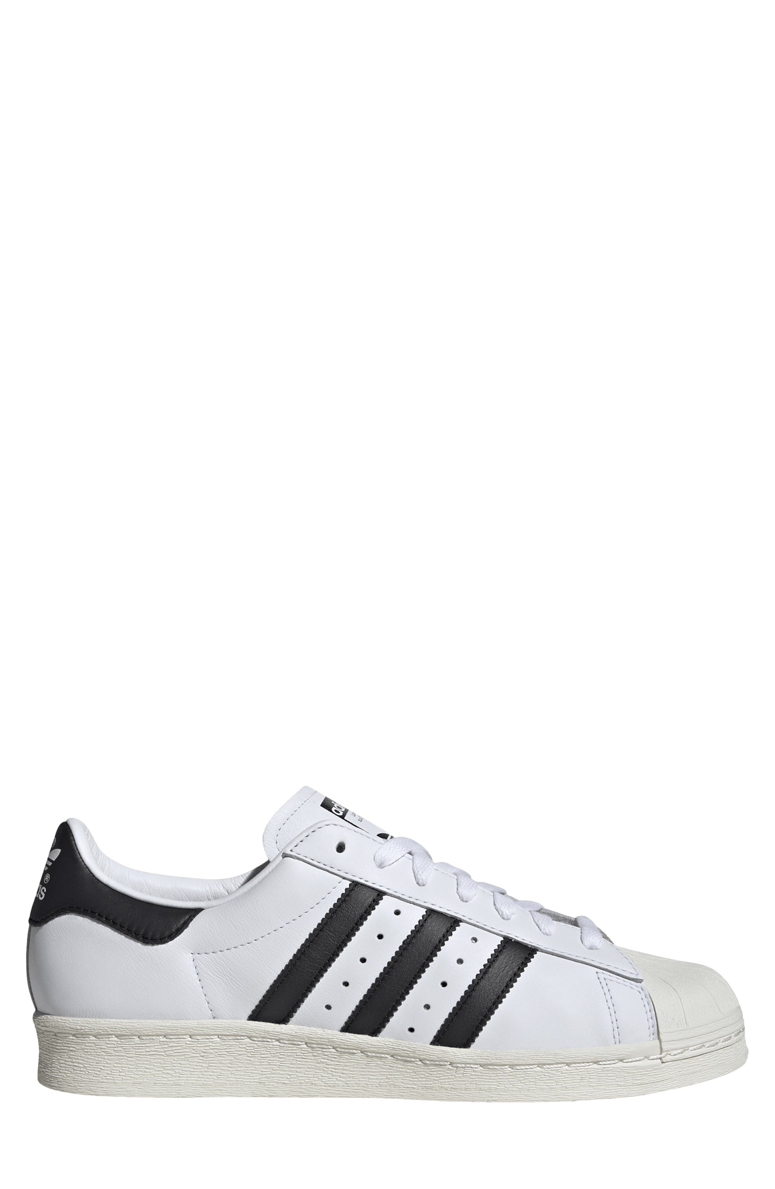adidas Superstar '82 Low Top Sneaker in Ftwwht/cbl at Nordstrom - 3
