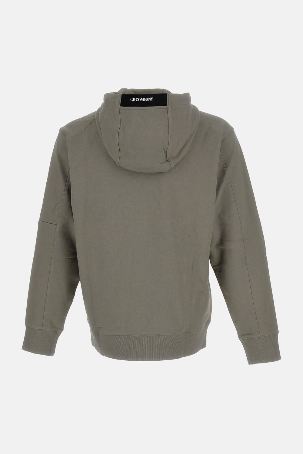 HOODIE IN FLEECE WITH SIDE LOGO - 3