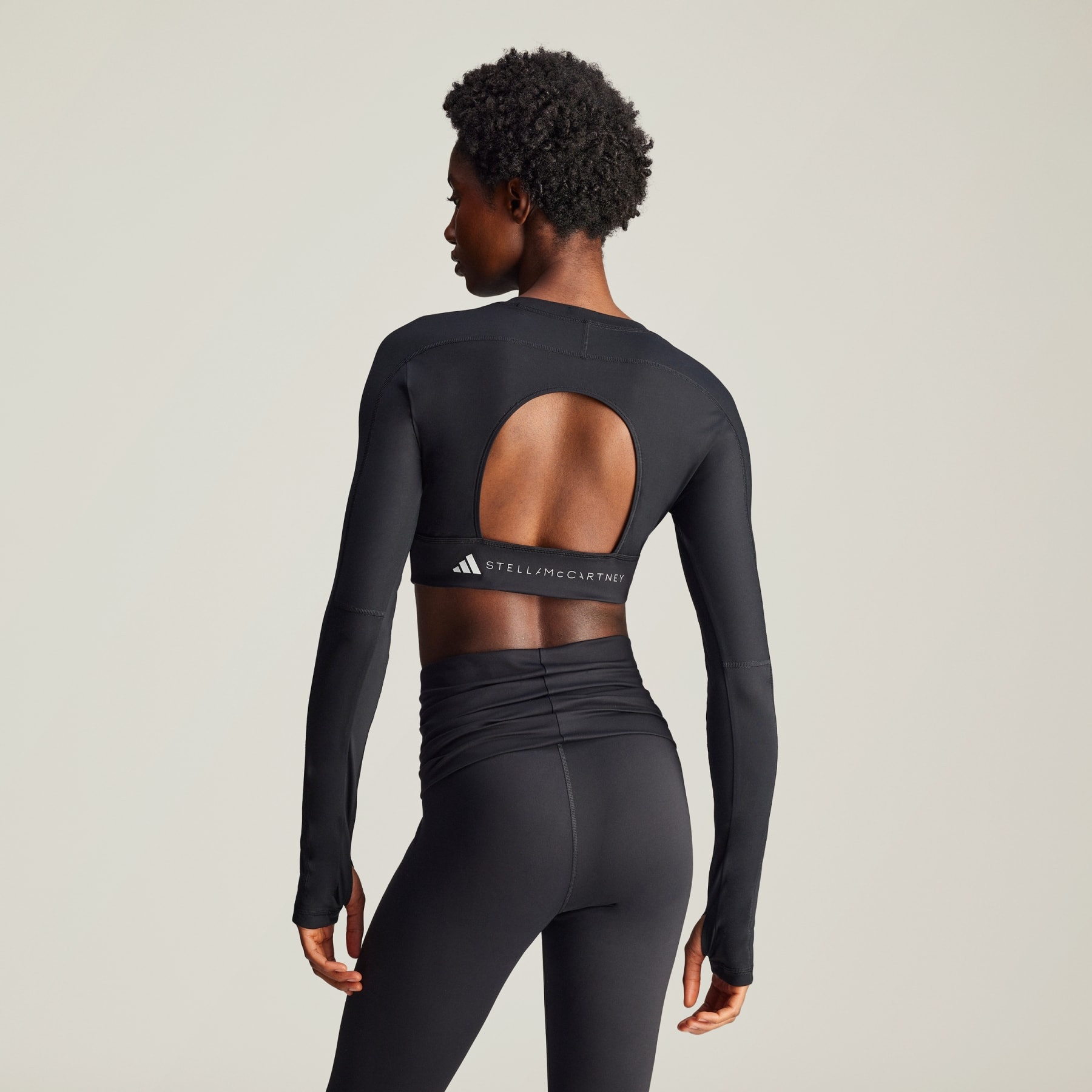 adidas by Stella McCartney TrueStrength Yoga Cropped Long Sleeve Top - 3