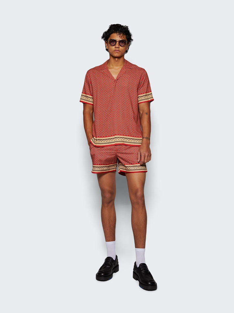 ORLEBAR BROWN Maitan Solmio Shirt Summer Red outlook