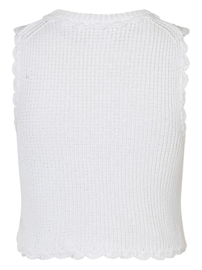 CECILIE BAHNSEN Vimona ribbed-knit top outlook