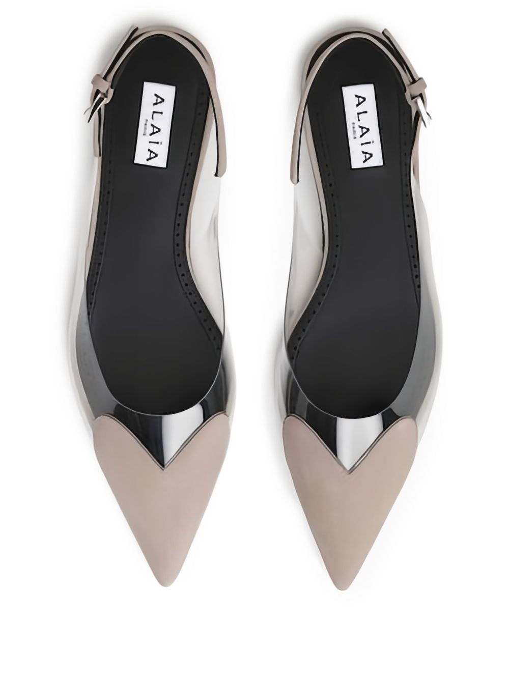 slingback suede ballet flats - 3